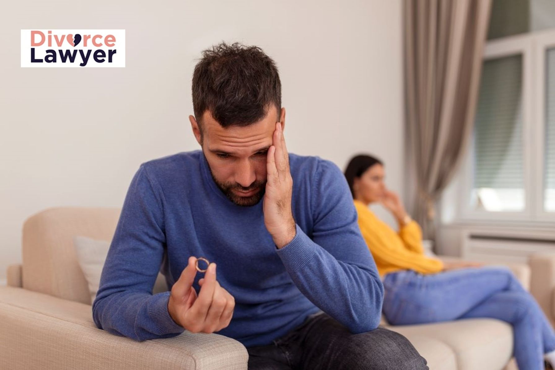 Divorced couple managing shared debt and financial responsibilities.